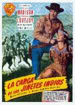 carátula carteles de La Carga De Los Jinetes Indios - V2