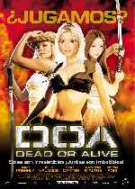 carátula carteles de Doa - Dead Or Alive