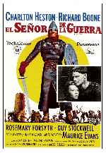 carátula carteles de El Senor De La Guerra - 1965