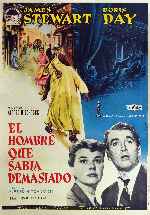 carátula carteles de El Hombre Que Sabia Demasiado - 1956 - V4