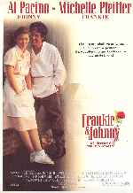 carátula carteles de Frankie & Johnny - 1991