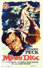 carátula carteles de Moby Dick - 1956 - V3