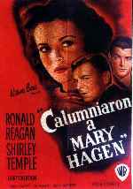 carátula carteles de Calumniaron A Mary Hagen
