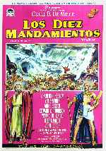 cartula carteles de Los Diez Mandamientos - 1956 - V3