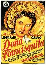 carátula carteles de Dona Francisquita