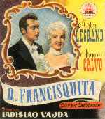 carátula carteles de Dona Francisquita - V3