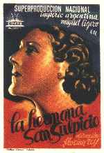carátula carteles de La Hermana San Sulpicio - 1934 - V4