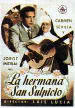 carátula carteles de La Hermana San Sulpicio - 1952 - V2