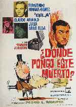 carátula carteles de Donde Pongo Este Muerto