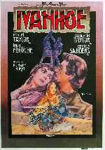 carátula carteles de Ivanhoe - 1952 - V2