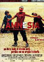 carátula carteles de Amnesia - 2002