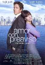 carátula carteles de Amor Con Preaviso