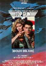 cartula carteles de Top Gun - Idolos Del Aire