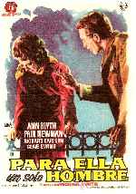carátula carteles de Para Ella Un Solo Hombre