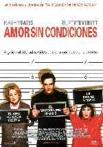 carátula carteles de Amor Sin Condiciones