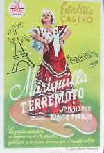 carátula carteles de Mariquilla Terremoto - V3