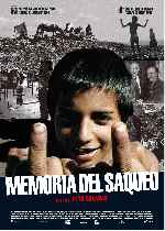 carátula carteles de Memoria Del Saqueo