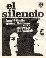 carátula carteles de El Silencio - 1963