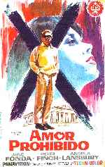 carátula carteles de Amor Prohibido - 1963