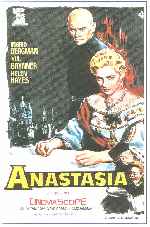 carátula carteles de Anastasia - 1956