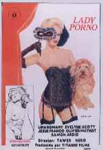 carátula carteles de Lady Porno