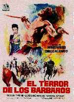 carátula carteles de El Terror De Los Barbaros - V3