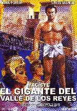 carátula carteles de Maciste - El Gigante Del Valle De Los Reyes