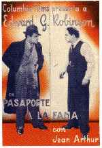 carátula carteles de Pasaporte A La Fama