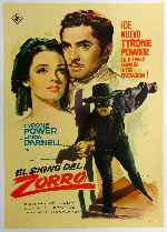 carátula carteles de El Signo Del Zorro