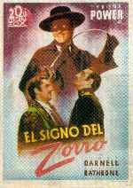 carátula carteles de El Signo Del Zorro - V2
