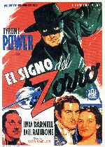 carátula carteles de El Signo Del Zorro - V3