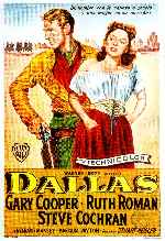 carátula carteles de Dallas - 1950