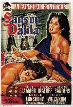 carátula carteles de Sanson Y Dalila - V4