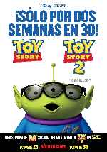 carátula carteles de Toy Story 1 Y 2 - 3d