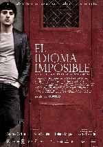 carátula carteles de El Idioma Imposible
