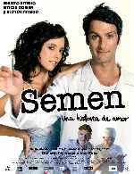 carátula carteles de Semen Una Historia De Amor