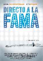 carátula carteles de Directo A La Fama