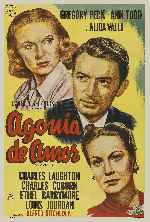 carátula carteles de El Proceso Paradine - Agonia De Amor - Region 4