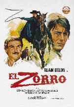 carátula carteles de El Zorro - 1975