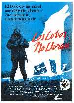 carátula carteles de Los Lobos No Lloran - V2