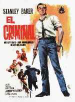 carátula carteles de El Criminal - 1960