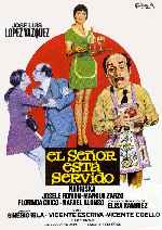 carátula carteles de El Senor Esta Servido