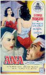 carátula carteles de Ana - 1951