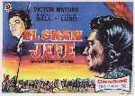 carátula carteles de El Gran Jefe - 1955 - V2