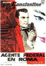 carátula carteles de Agente Federal En Roma
