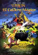 carátula carteles de Taron Y El Caldero Magico