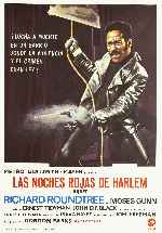 carátula carteles de  Las Noches Rojas De Harlem