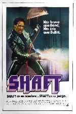 carátula carteles de Shaft - 1971