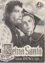 carátula carteles de Reina Santa