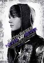 carátula carteles de Justin Bieber - Never Say Never - V2